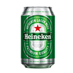 2 Heineken beers 330ml