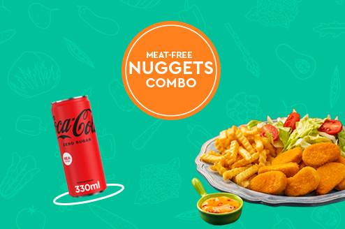 Meat-free Nuggets Combo